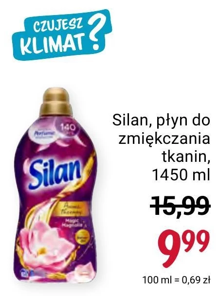 Silan Aromatherapy Magic Magnolia Płyn do zmiękczania tkanin 1450 ml (58 prań)