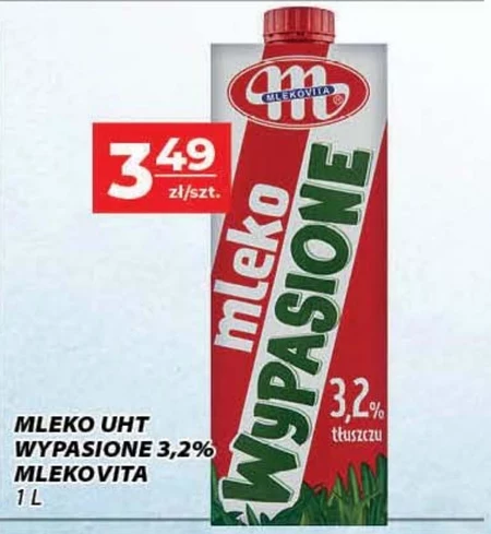 Mlekovita Wypasione Mleko UHT 3,2 % 1 l
