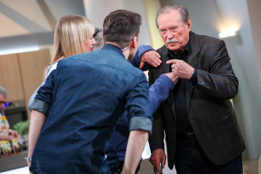 Emil Karewicz w "Pytaniu na śniadanie" 2014 r.