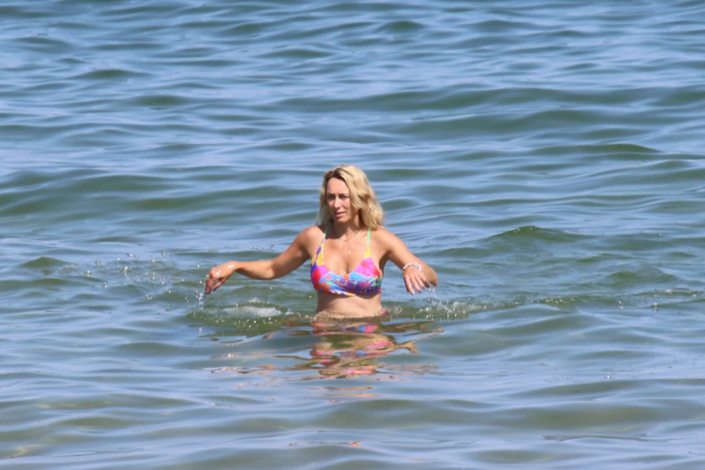 Anna Kalczyńska nad Bałtykiem