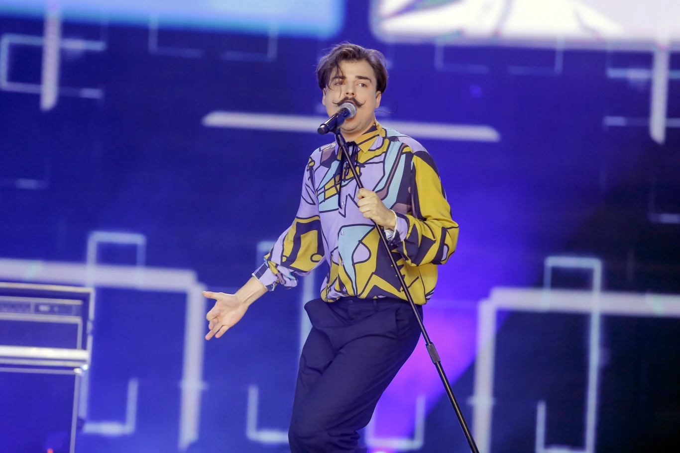 Wiktor Dyduła walczył o Bursztynowego Słowika z utworem "Koło fortuny".