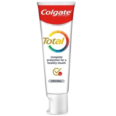 Colgate Total Original multiochronna pasta do zębów z fluorem, miętowa 75 ml - 2