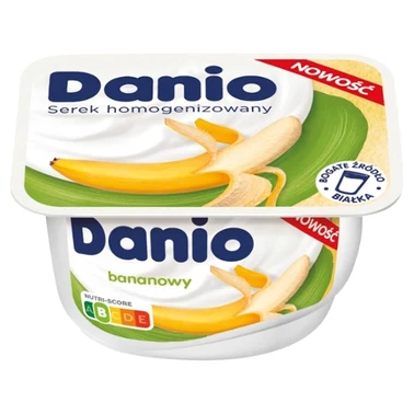 Danio Serek homogenizowany bananowy 130 g - 1