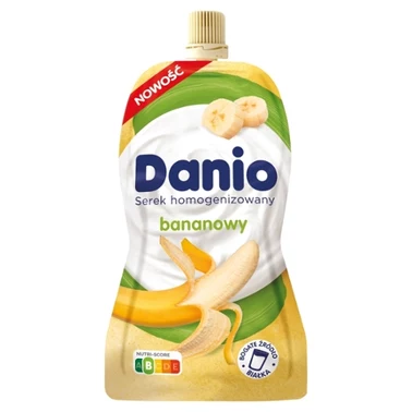 Danio Serek homogenizowany bananowy 120 g - 1