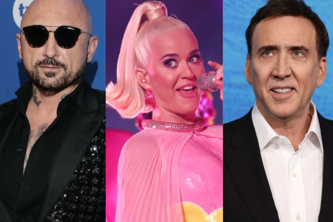 Patryk Vega, Katy Perry, Nicolas Cage Patryk Vega, Katy Perry, Nicolas Cage