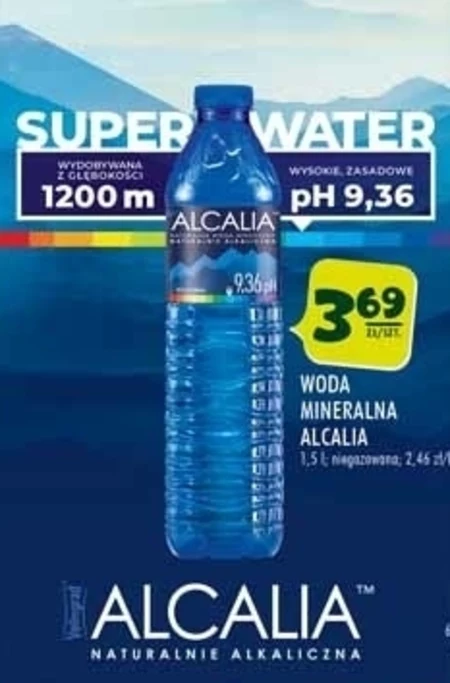 Velingrad Alcalia Naturalna woda mineralna niegazowana 1,5 l