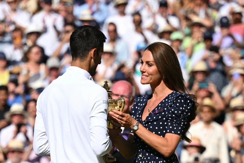 Księżna Kate i Novak Djokovic, Wimbledon