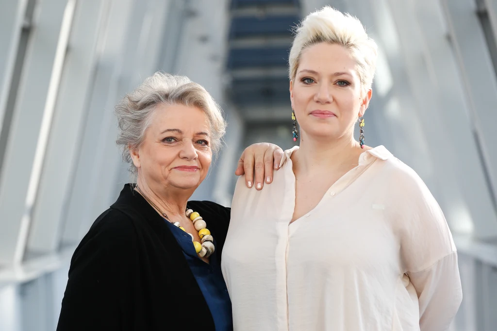 Anna Seniuk z córką, Magdaleną Małecką Anna Seniuk z córką, Magdaleną Małecką