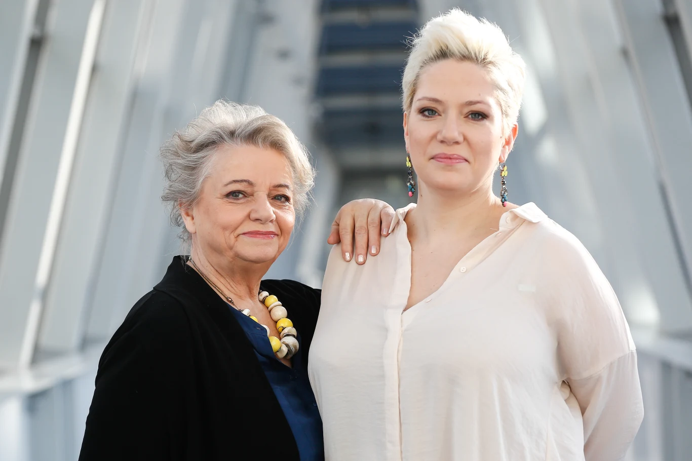 Anna Seniuk z córką, Magdaleną Małecką Anna Seniuk z córką, Magdaleną Małecką