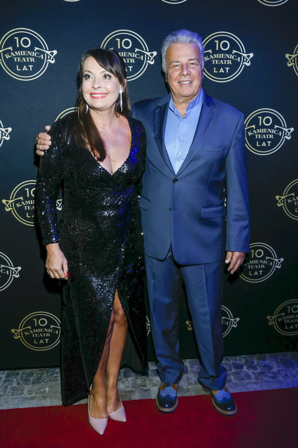 Emilian Kamiński z żoną, Justyną Sieńczyłło Emilian Kamiński z żoną, Justyną Sieńczyłło