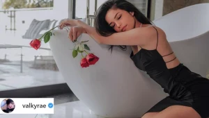 Valkyrae - fragment zdjęcia zamieszczonego w serwisie Instagram.com na profilu @valkyrae