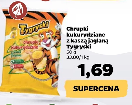 Tygryski Chrupki kukurydziane z kaszą jaglaną 50 g