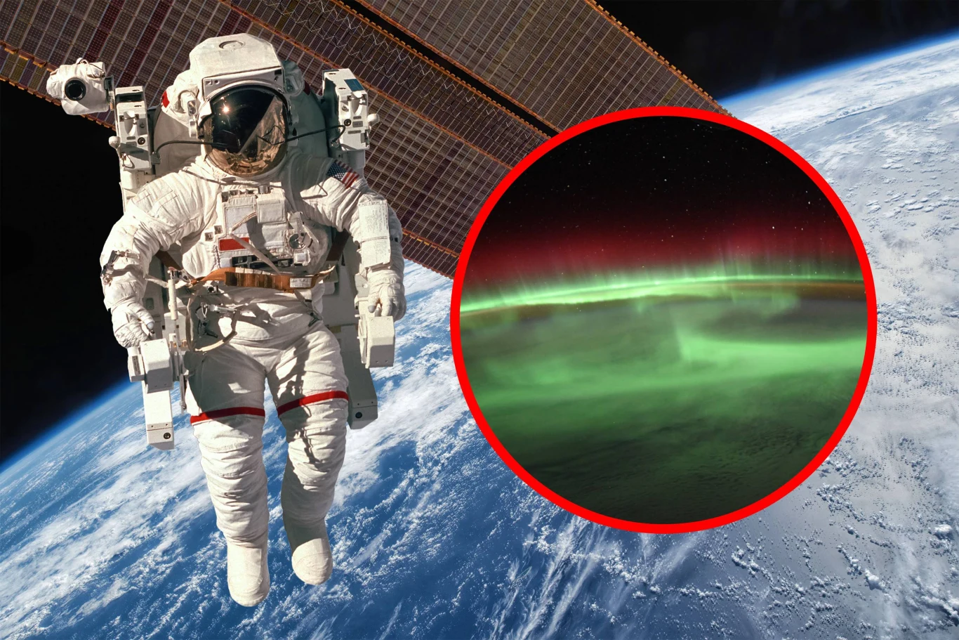 Astronauta sfotografował coś niezwykłego z pokładu Międzynarodowej Stacji Kosmicznej. Astronauta sfotografował coś niezwykłego z pokładu Międzynarodowej Stacji Kosmicznej.