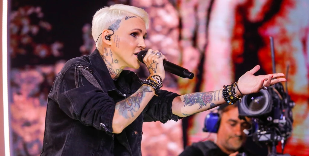 Agnieszka Chyliśnka na Festiwalu w Sopocie