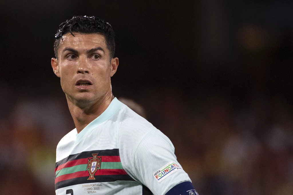 Cristiano Ronaldo w koszulce reprezentacji Portugalii Cristiano Ronaldo w koszulce reprezentacji Portugalii