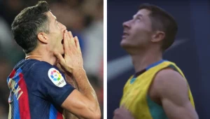 Robert Lewandowski w barwach FC Barcelona