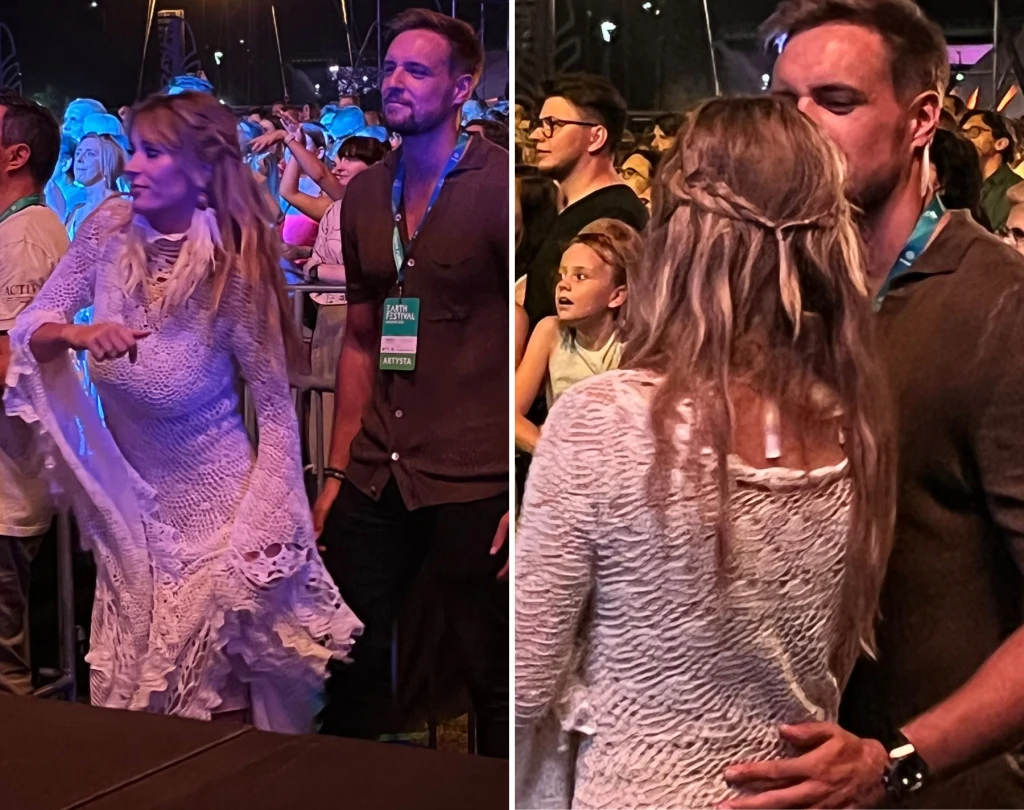 Marcelina Zawadzka i Max Gloeckner w Uniejowie