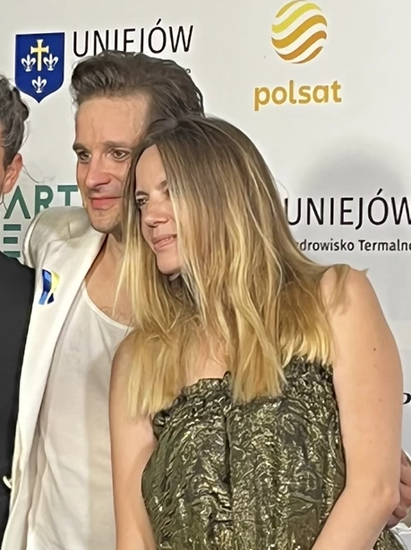 Krzysztof Zalewski z partnerką