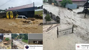 Trudna sytuacja na Podhalu. Do sieci trafiają zdjęcia ukazujące skalę podtopień