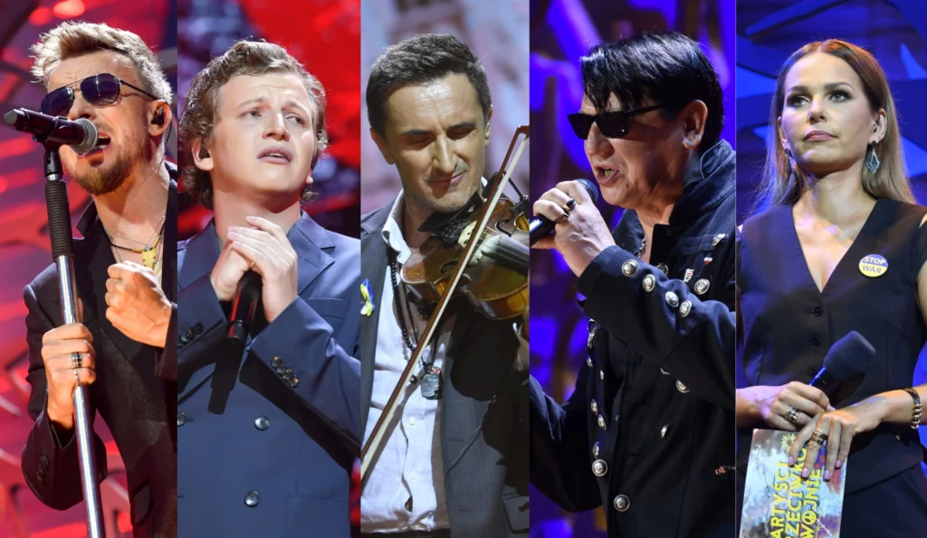 Koncert "Artyści przeciwko wojnie"