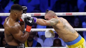 Anthony Joshua i Ołeksandr Usyk
