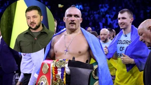 Wołodymyr Zełenski pogratulował Ołeksandrowi Usykowi