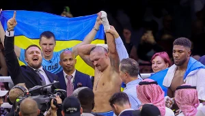 Ze zwycięstwa Usyka cieszyli się m.in. ukraińscy żołnierze