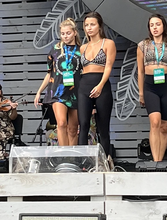 Julia Wieniawa na próbie w Uniejowie Julia Wieniawa na próbie w Uniejowie