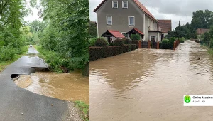 Gmina Marcinowice publikuje zdjęcia pokazujące trudną sytuację w regionie; źródło: facebook.com/gminamarcinowice