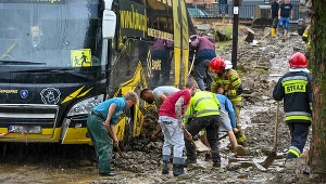 Podhale, podtopienia po oberwaniu chmury; zdj. ilustracyjne 