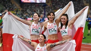 Srebrne dziewczyny z Monachium! U góry od lewej: Pia Skrzyszowska, Anna Kiełbasińska, Marika Popowicz-Drapała. U dołu Ewa Swoboda