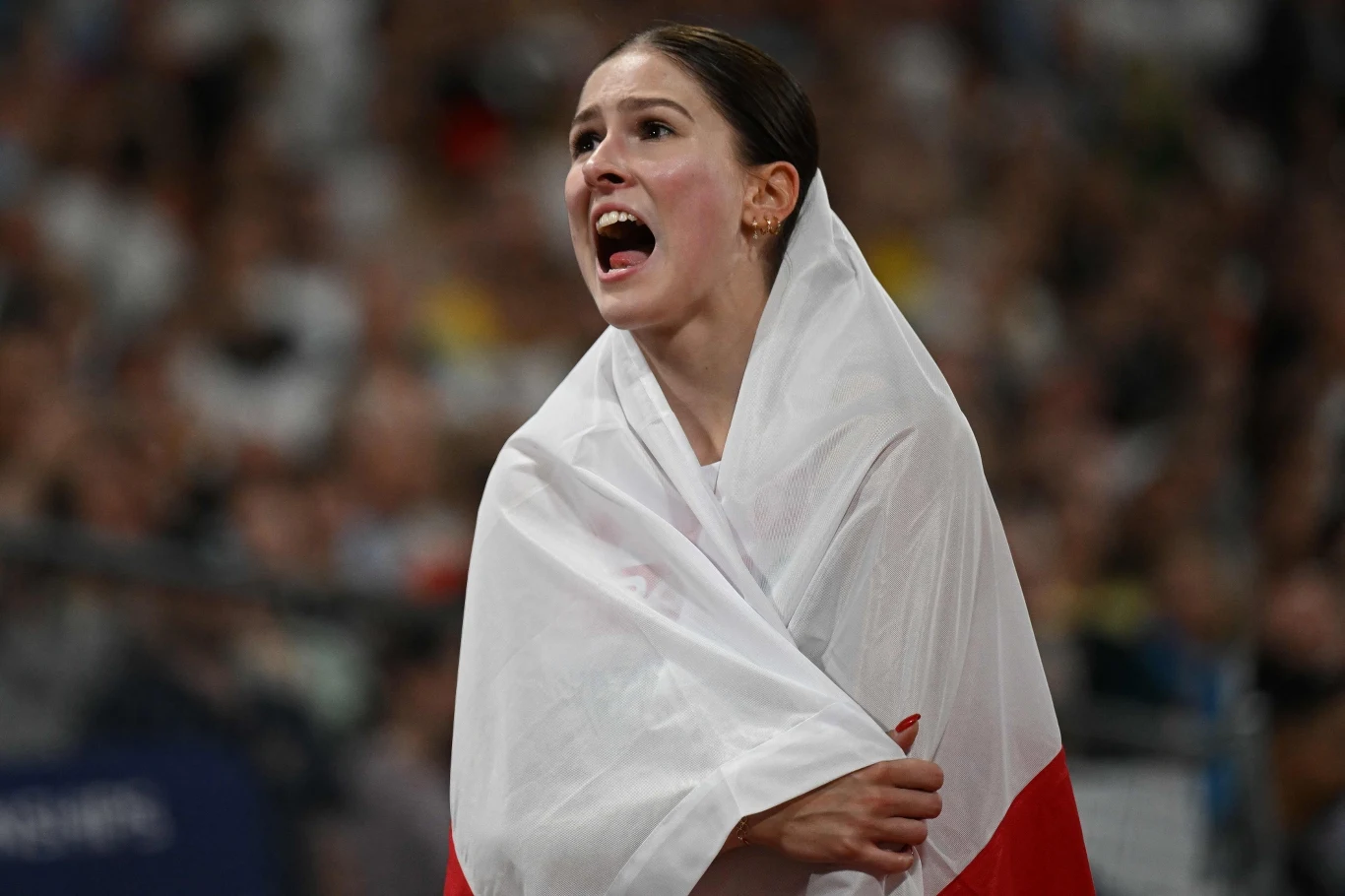 Pia Skrzyszowska w niespełna godzinę zdobyła dwa medale - złoto na 100 metrów przez płotki i srebro w sztafecie 4x100 metrów