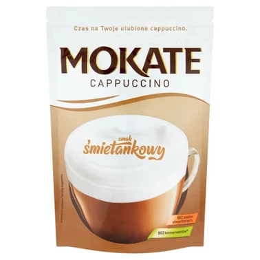 Mokate Cappuccino smak śmietankowy 110 g - 0