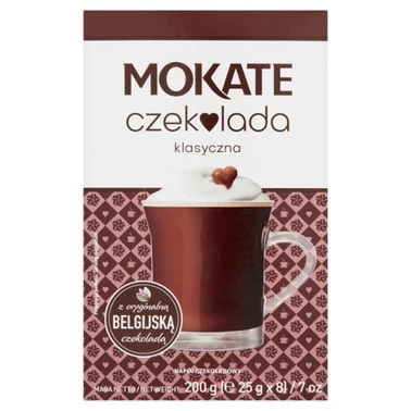 Mokate Napój czekoladowy czekolada klasyczna 200 g (8 x 25 g) - 1