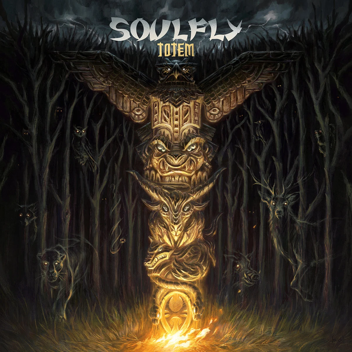 Okładka płyty "Totem" grupy Soulfly Okładka płyty "Totem" grupy Soulfly
