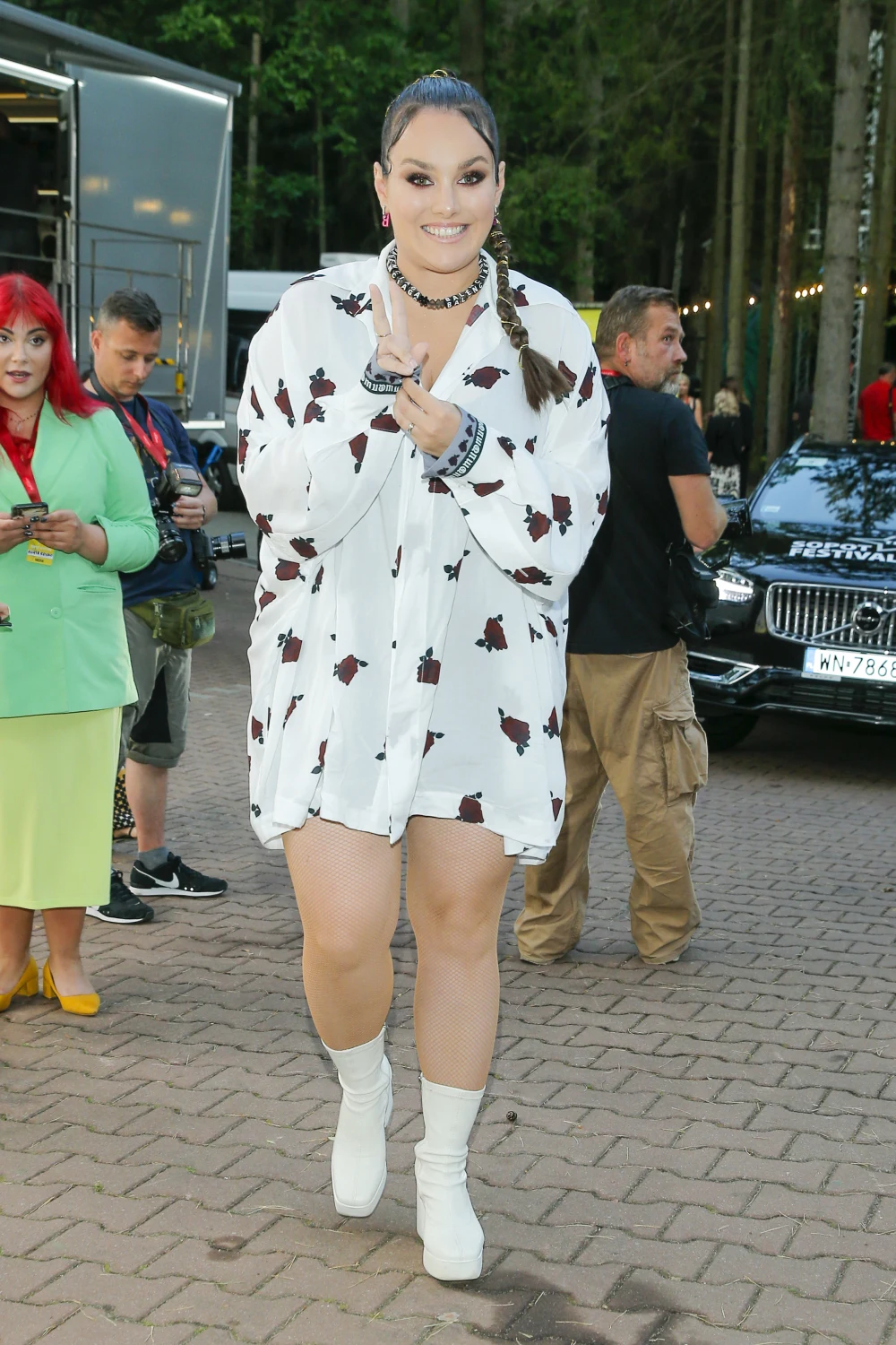 Ewa Farna na festiwalu w Sopocie