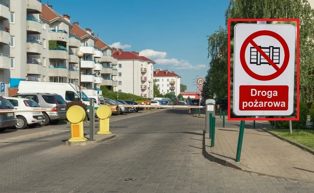 Co dla kierowców oznacza znak "droga pożarowa"? / fot. East News, Arkadiusz Ziolek / Reporter, Artur Szczepanski