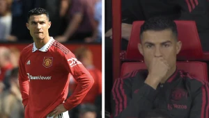 Wymowne obrazki z Ronaldo na meczu Manchesteru. "Dusił się"
