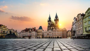 Mocno spada inflacja w Czechach. na zdj. Praga