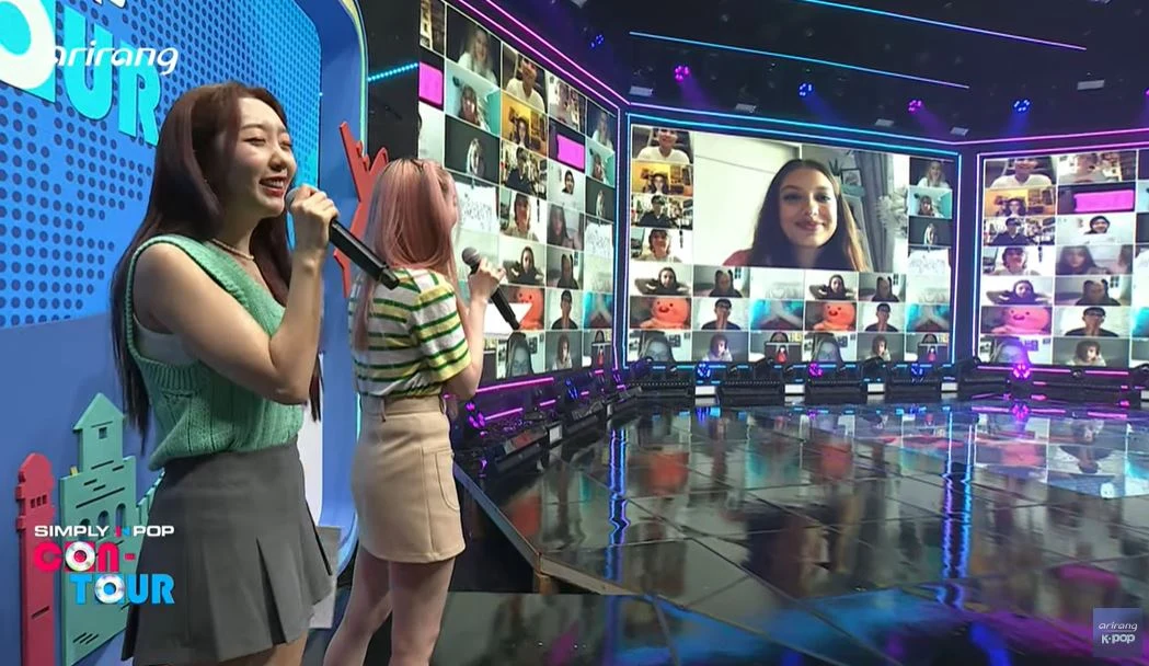 Viki Gabor w programie "Simply K-pop Con-Tour"