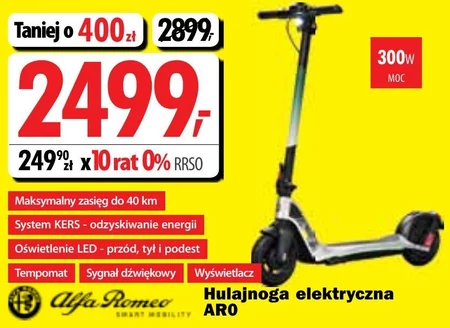 Hulajnoga elektryczna Alfa Romeo