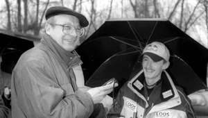 Red. Andrzej Stanowski w marcu 2001 r. żegnał Adama Małysza, gdy ten ruszał na Puchar Świata