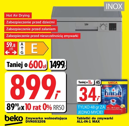 Zmywarka wolnostojąca Beko