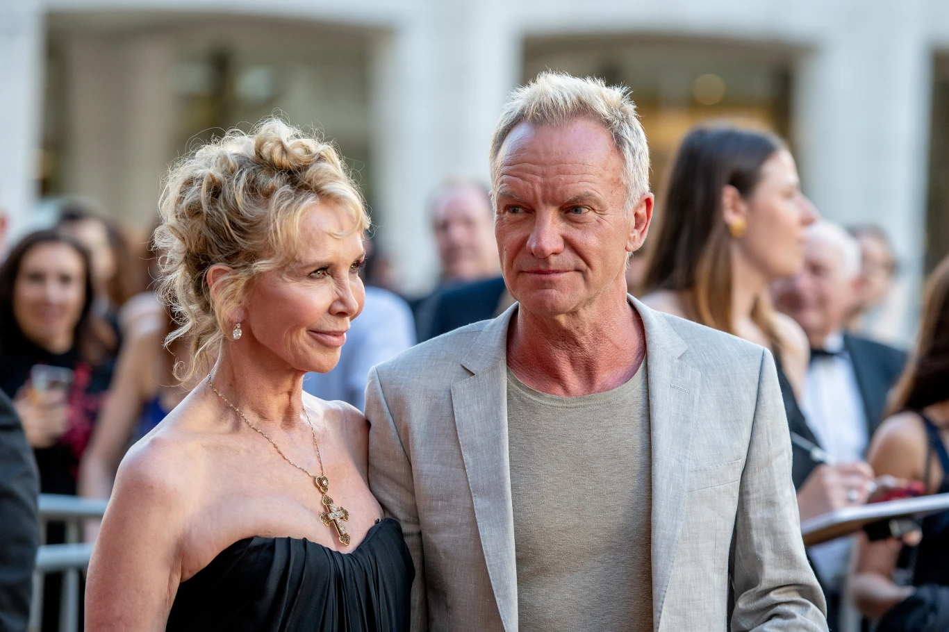 Sting i jego żona Trudie Styler Sting i jego żona Trudie Styler