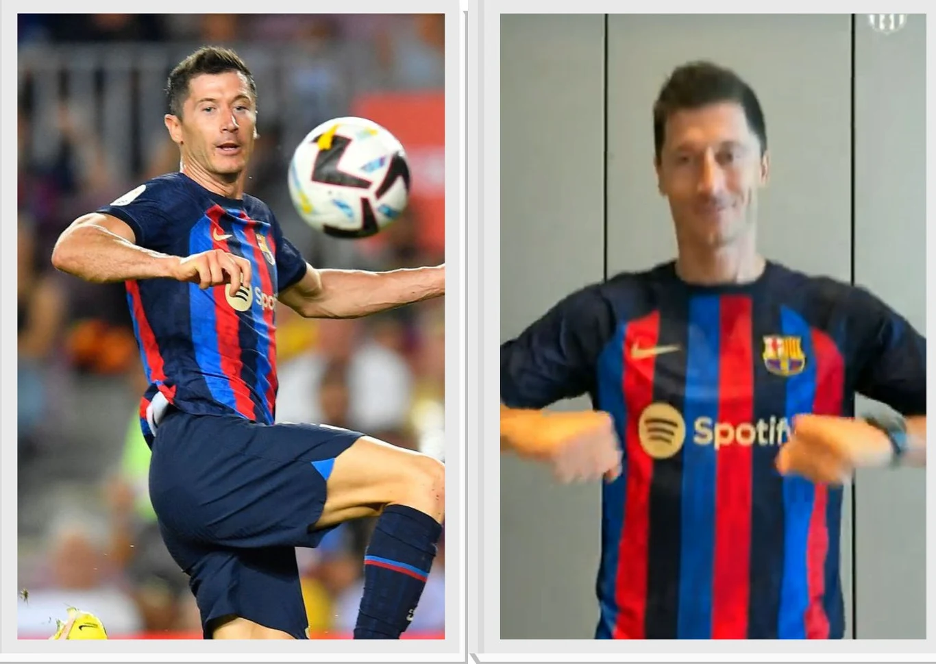 Robert Lewandowski w barwach FC Barcelona