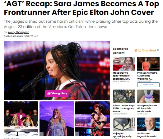 Hollywood Life o Sarze James hollywoodlife.com Hollywood Life o Sarze James hollywoodlife.com