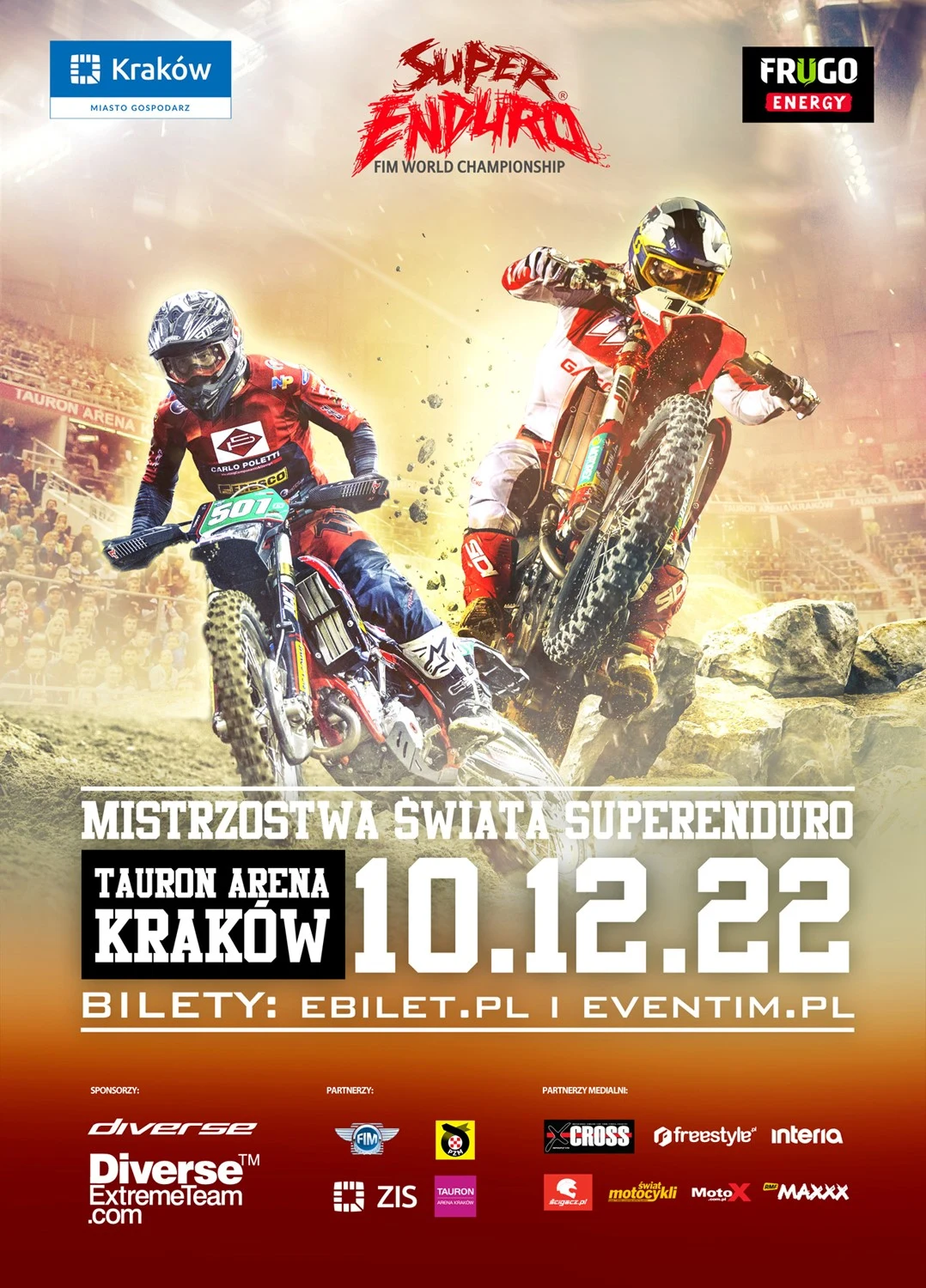 Motocyklowe Mistrzostwa Świata FIM SuperEnduro w TAURON Arenie Kraków