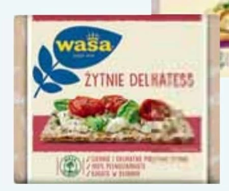 Wasa Żytnie Delikatess pieczywo chrupkie 210 g
