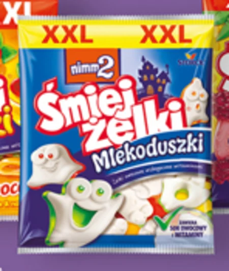 nimm2 Śmiejżelki Mlekoduszki Żelki owocowe wzbogacone witaminami 165 g