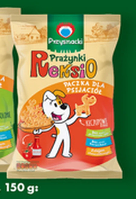 Przysnacki Reksio Prażynki keczupowe w smaku 150 g